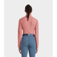 T-shirt Suntech Horse Pilot feminina Pó de tijolo Rosa