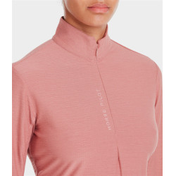 T-shirt Suntech Horse Pilot feminina Pó de tijolo Rosa