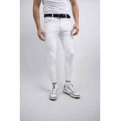 Calça de equitação Costas Harcour masculino Branco