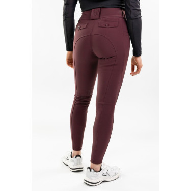Calça de equitação Luce Harcour Beringela Bord&amp;amp;amp;amp;amp;ocirc;