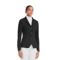 Casaco de competição Aeromade Horse Pilot feminino Logo preto prata