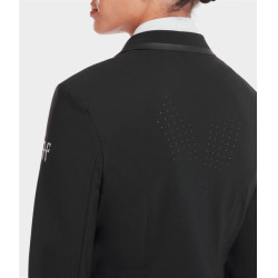 Casaco de competição Aeromade Horse Pilot feminino Logo preto prata Casaco de competição Aeromade Horse Pilot feminino Logo preto prata