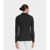 Casaco de competição Aeromade Horse Pilot feminino Logo preto prata