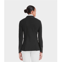 Casaco de competição Aeromade Horse Pilot feminino Preto logotipo preto
