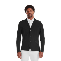 Casaco de competição Aeromade Horse Pilot masculino Logo preto prata