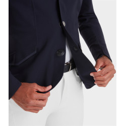 Casaco de competição Aeromade Horse Pilot masculino Logotipo Dark Night prata