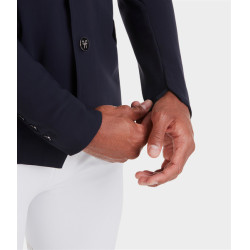 Casaco de competição Aeromade Horse Pilot masculino Logotipo Dark Night prata