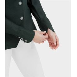 Casaco de competição Aeromesh Horse Pilot feminino Verde escuro