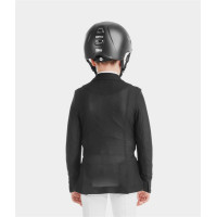 Casaco de competição Aeromesh Horse Pilot menino Preto Casaco de competição Aeromesh Horse Pilot menino Preto