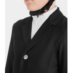 Casaco de competição Aeromesh Horse Pilot menino Preto Casaco de competição Aeromesh Horse Pilot menino Preto