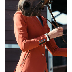 Casaco de competição Aerotech Horse Pilot feminino Terracota Laranja Casaco de competição Aerotech Horse Pilot feminino Terracota Laranja