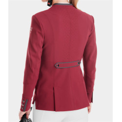 Casaco de competição Aerotech Horse Pilot feminino Vermelho escuro