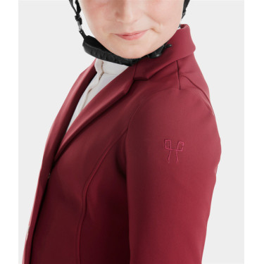 Casaco de competição Aerotech Horse Pilot menina Vermelho escuro