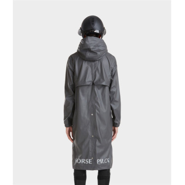 Casaco impermeável longo Raintech Horse Pilot feminino Casaco impermeável longo Raintech Horse Pilot feminino