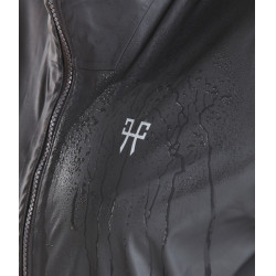 Casaco impermeável longo Raintech Horse Pilot feminino Ferro Cinzento