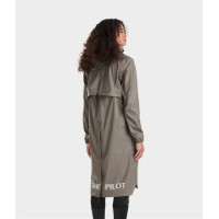 Casaco impermeável longo Raintech Horse Pilot feminino Ferro Cinzento Casaco impermeável longo Raintech Horse Pilot feminino Ferro Cinzento