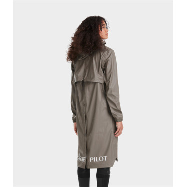 Casaco impermeável longo Raintech Horse Pilot feminino Casaco impermeável longo Raintech Horse Pilot feminino