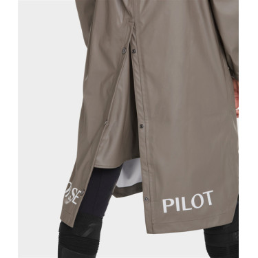 Casaco impermeável longo Raintech Horse Pilot feminino Casaco impermeável longo Raintech Horse Pilot feminino
