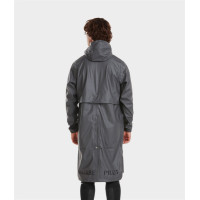 Casaco Impermeável longo Raintech Horse Pilot masculino Ferro Cinzento