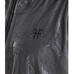 Casaco Impermeável longo Raintech Horse Pilot masculino Ferro Cinzento