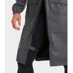 Casaco Impermeável longo Raintech Horse Pilot masculino Ferro Cinzento