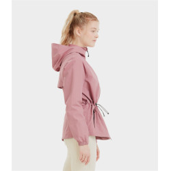 Casaco impermeável Raintech Horse Pilot feminino Rosa mesa