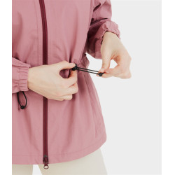Casaco impermeável Raintech Horse Pilot feminino Rosa mesa