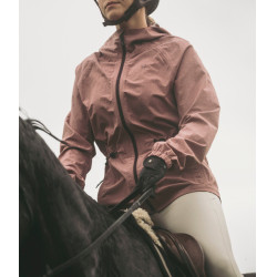 Casaco impermeável Raintech Horse Pilot feminino Rosa mesa
