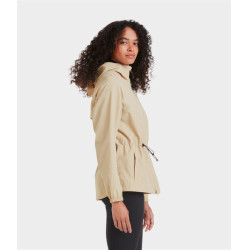 Casaco impermeável Raintech Horse Pilot feminino Latté Castanho