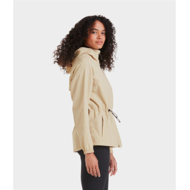 Casaco impermeável Raintech Horse Pilot feminino Latté Castanho