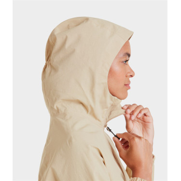 Casaco impermeável Raintech Horse Pilot feminino Latté Castanho