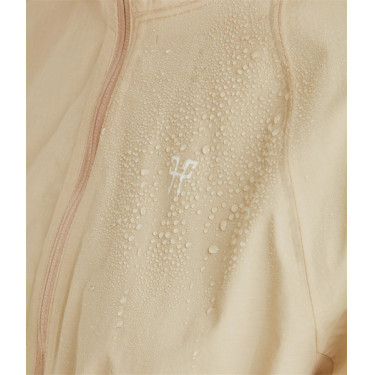 Casaco impermeável Raintech Horse Pilot feminino Latté Castanho