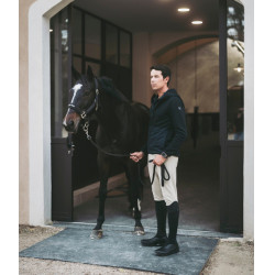 Casaco polar Pampa Horse Pilot masculino Azul grafite