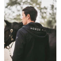 Casaco polar Pampa Horse Pilot masculino Azul grafite