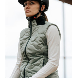 Colete feminino sem mangas Horse Pilot Verde suave