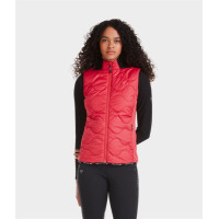 Colete feminino sem mangas Horse Pilot Batom Vermelho