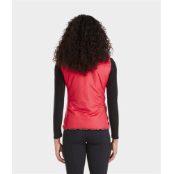 Colete feminino sem mangas Horse Pilot Batom Vermelho