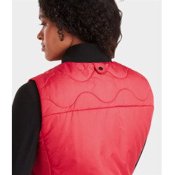 Colete feminino sem mangas Horse Pilot Batom Vermelho