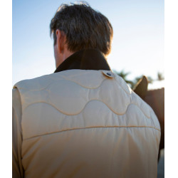 Coletes sem mangas Horse Pilot homem Latté Castanho