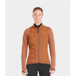 Casaco Storm Horse Pilot feminino Marrom dourado Castanho