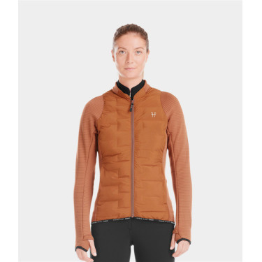 Casaco Storm Horse Pilot feminino Marrom dourado Castanho