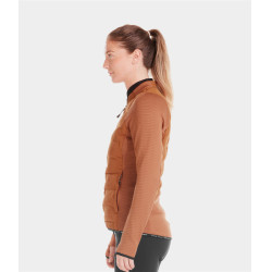 Casaco Storm Horse Pilot feminino Marrom dourado Castanho