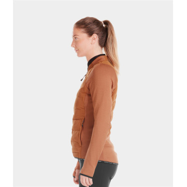 Casaco Storm Horse Pilot feminino Marrom dourado Castanho