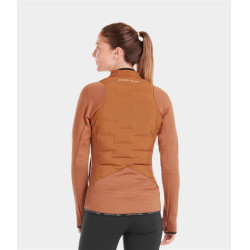 Casaco Storm Horse Pilot feminino Marrom dourado Castanho