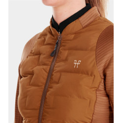 Casaco Storm Horse Pilot feminino Marrom dourado Castanho