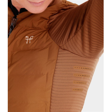 Casaco Storm Horse Pilot feminino Marrom dourado Castanho
