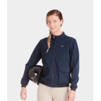 Casaco Teddy Horse Pilot feminino Marinho Azul-marinho
