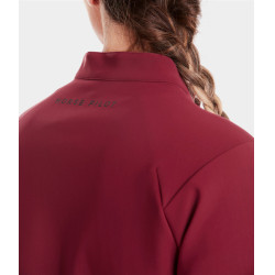 Casaco Teddy Horse Pilot feminino Vermelho escuro
