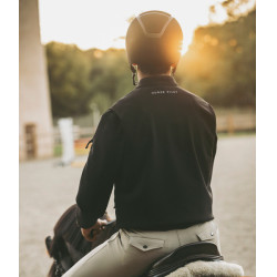 Casaco Teddy Horse Pilot masculino Preto