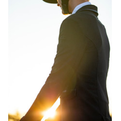 Casaco de competição Aeromesh feminino Horse Pilot Preto